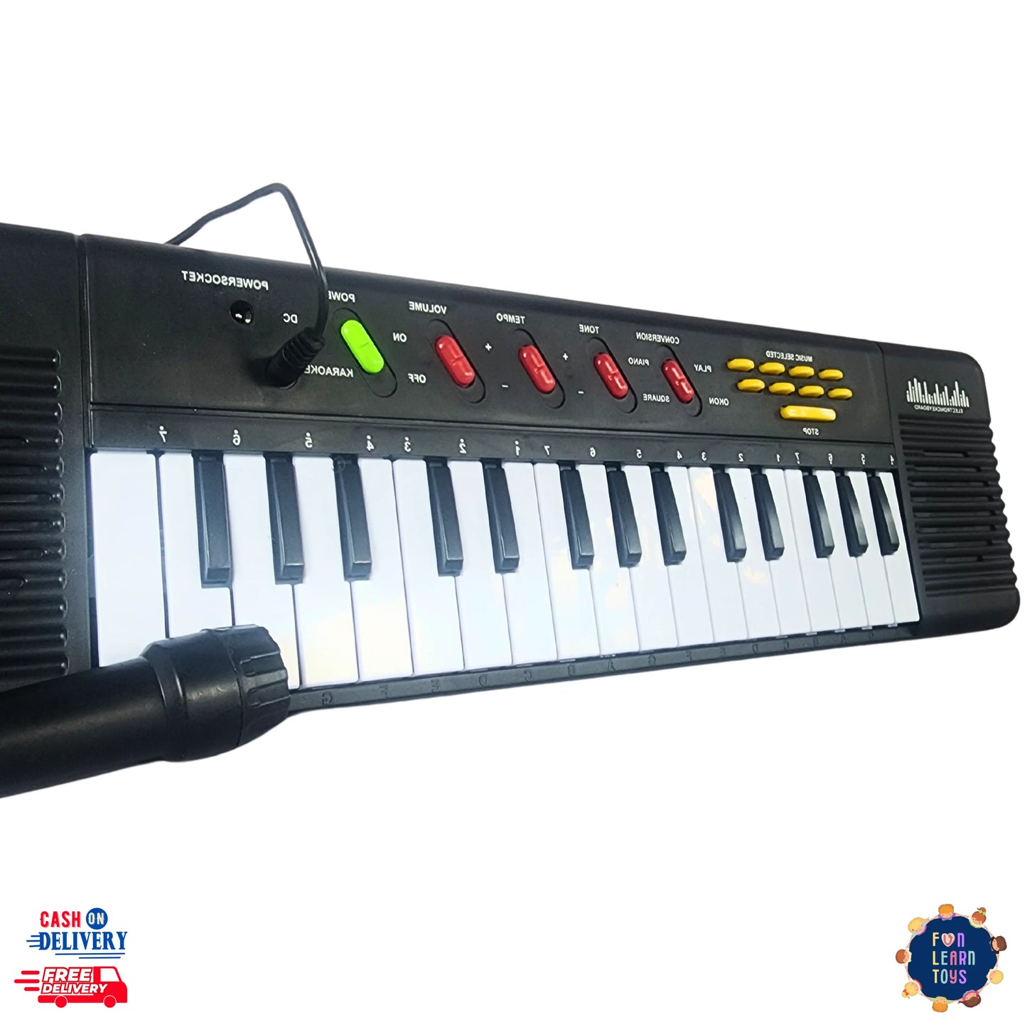 Large Complete Keyboard Instrument with Mic - The Ultimate Musical Instrument for Kids