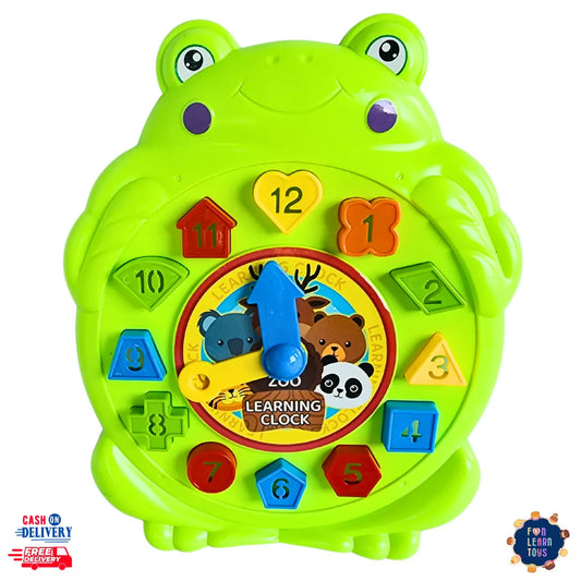 All-in-One Tick-Tick Clock - Learning Time, Shapes, Numbers & Colors Made Easier